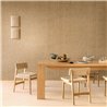 Elitis|Papel pintado efecto rafia natural beige miel|Imitacion Rafia