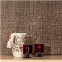 Elitis|Beige and anthracite grey raffia-effect wallpaper|Raffia Imitation