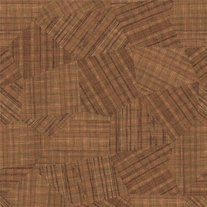 Elitis|Papier peint panoramique patchwork d’osier tressé|Panoramiques