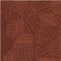 Elitis|Papier peint panoramique fibre naturelle tressée rouge terreux|Panoramiques