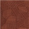 Elitis|Papier peint panoramique fibre naturelle tressée rouge terreux|Panoramiques