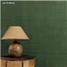 Elitis|Papier peint fibre naturelle d’abaca tissée verte|Imitation Raphia