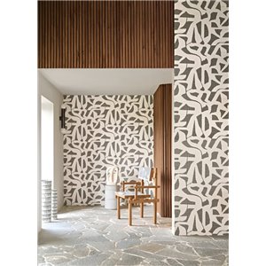 Casamance|Papier peint géométrique avec vannerie en rotin et bambou|Géométrique 2