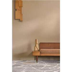 Casamance|Wallpaper linen stone color|Fabric Imitation 2