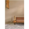 Casamance|Papier peint lin marbré beige|Papier Peint