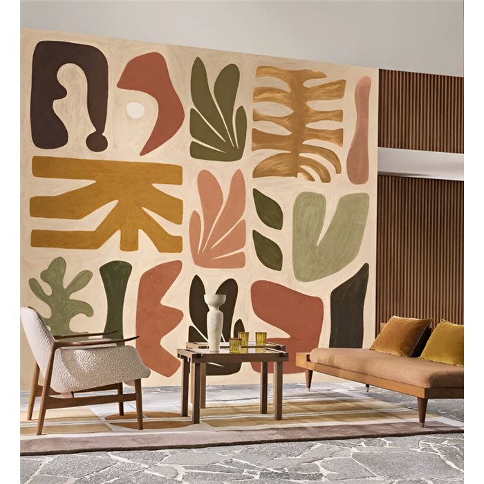 Casamance|Wall mural geometric design Jorge Zalszupin|Wallmurals