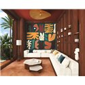 Casamance|Wall mural modern style Jorge Zalszupin|Wallmurals