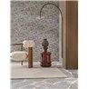 Casamance|Guavenmuster Tapete mit Blättern|Blumen