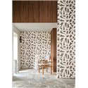 Casamance|Papier peint géométrique avec vannerie en rotin et bambou|Géométrique