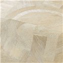 Casamance|Papier peint bois géométrique marqueterie beige clair|Moderne