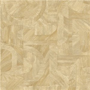 Casamance|Unifarbene Tapete taupe-beige Textileffekt matt|Tapeten