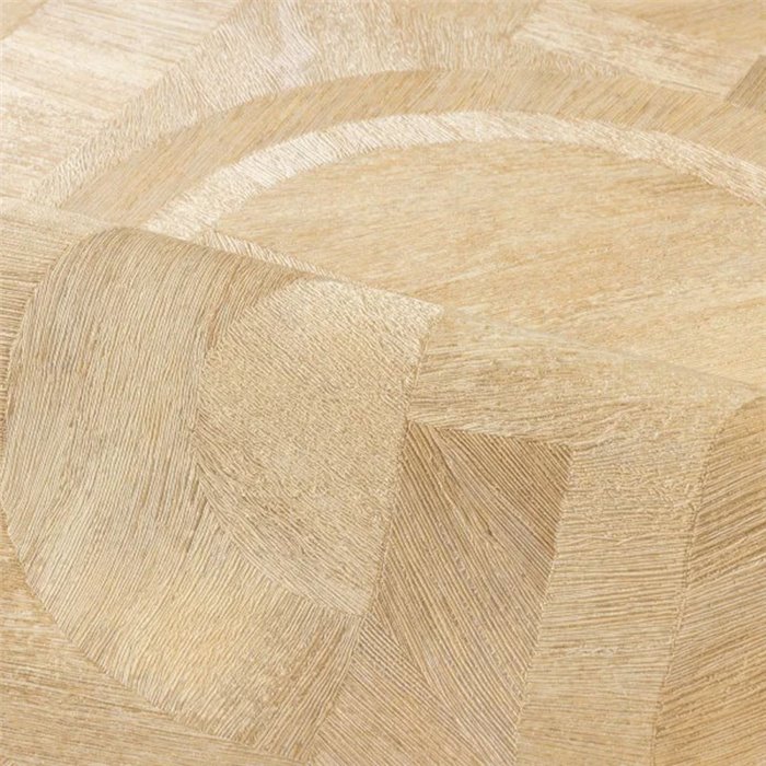 Casamance|Wallpaper wood mosaic inlay beige|Wallpaper