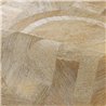 Casamance|Geometrische Holztapete Intarsien beige-grau|Modern