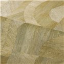 Casamance|Geometrische Holztapete Intarsien grün|Tapeten