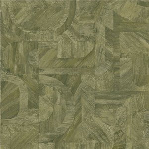 Casamance|Wallpaper geometric wood inlay light beige|Modern