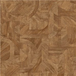 Casamance|Wallpaper geometric wood inlay light beige|Modern