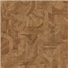 Casamance|Geometrische Holztapete Intarsien braun|Modern