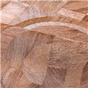 Casamance|Geometrische Holztapete Intarsien braun|Modern