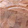 Casamance|Wallpaper geometric wood inlay brown|Modern