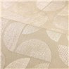 Papel pintado madera con textura rafia geométrica beige - Casamance Nature Sur Mesure 76880916