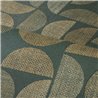 Casamance|Holztapete mit Raffia Struktur waldgrün|Tapeten