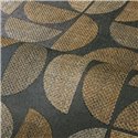 Casamance|Papier peint bois raphia géométrique noir|Moderne