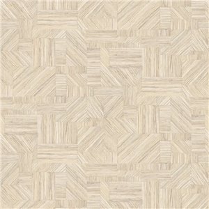 Casamance|Papier peint bois mosaïque gris|Papier Peint