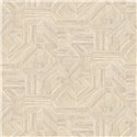 Casamance|Wallpaper wood geometric effect white|Wallpaper