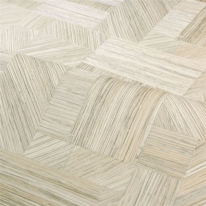 Casamance|Tapete Holz Mosaik grau|Tapeten