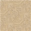 Casamance|Wallpaper wood geometric yellow|Geometric