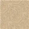 Casamance|Papier peint bois géométrique jaune|Géométrique