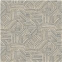 Casamance|Wallpaper wood mosaic blue|Wallpaper