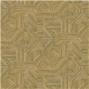 Casamance|Papier peint bois géométrique vert|Géométrique