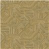Casamance|Papier peint bois géométrique vert|Géométrique