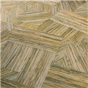 Casamance|Tapete Holz geometrisch grün|Geometrisch