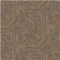 Casamance|Tapete Holz Mosaik braun|Tapeten