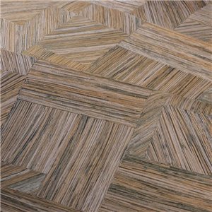 Casadeco|Tapete mit Musselinstoff-Effekt in Braun|Braun 2