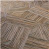 Casamance|Tapete Holz Mosaik braun|Tapeten