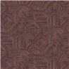 Casamance|Papier peint bois mosaïque violet|Géométrique