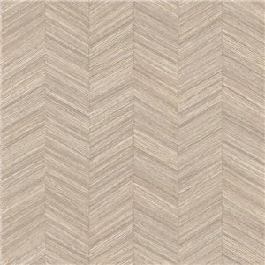Grandeco|Papel pintado rústico troncos madera cortada|Imitacion Madera