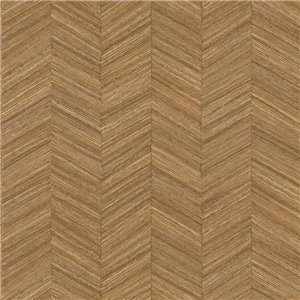 Casadeco|Papier peint style zen feuilles de bambou jaune|Papier Peint