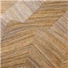 Casamance|Papier peint bois chevrons ocre|Imitation Bois