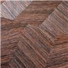 Casamance|Papier peint bois chevrons rouge|Imitation Bois