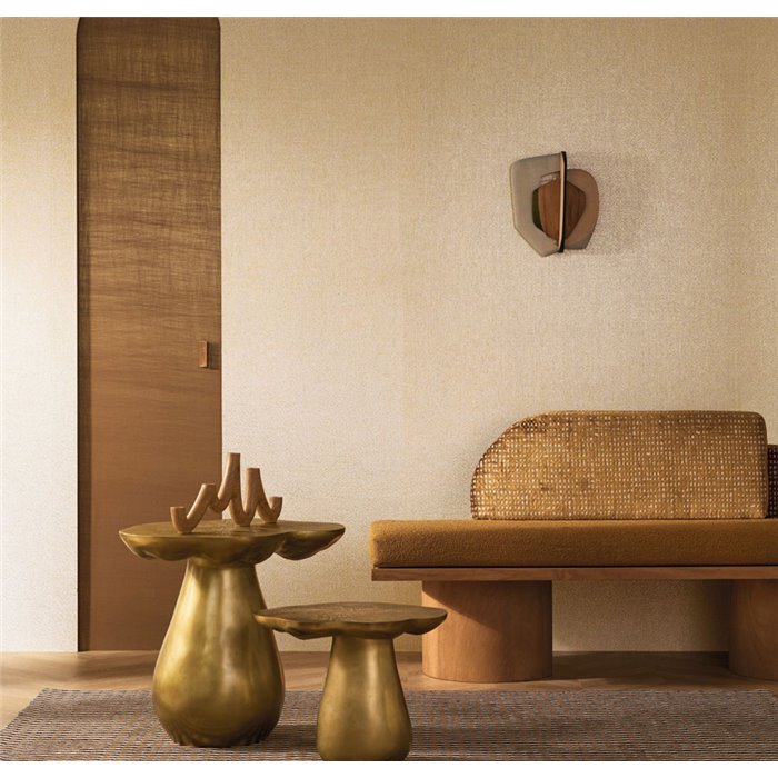 Revestimiento pared lino lana acabado metálico brillo - Casamance Sensation 71670154