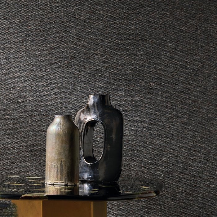 Revestimiento pared antracita cobre luminoso - Casamance Sensation 71670692