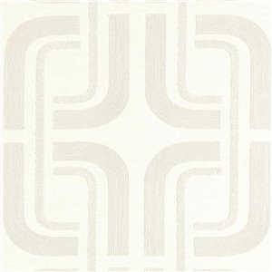 Casamance|Wandverkleidung geometrische Stickerei Leinen Baumwolle|Wandverkleidungen