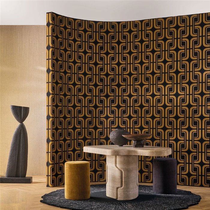 Casamance|Wallcovering nacre embroidery linen cotton|Wall Coverings