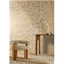 Casamance|Revêtements Muraux texture dévoré lin coton métallique|Revêtements Muraux