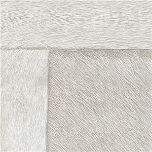 Elitis|Vinyl-Tapete in Ponyfelloptik braun|Lederimitat