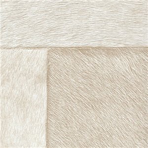 Elitis|Vinyl-Tapete in Ponyfelloptik braun|Lederimitat